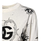 Dolce & Gabbana White Logo Angel Print Women Pullover Sweater