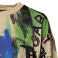 Dolce & Gabbana Multicolor Print Cotton Pullover Sweater