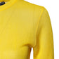 Dolce & Gabbana Yellow Polyester Women Pullover Top Sweater