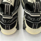 Dolce & Gabbana Black White Slip On Sorrento Sneakers Shoes