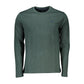 La Martina Elegant Crew Neck Green Tee with Embroidery Mens T-Shirt