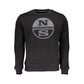 North Sails Black Cotton Men Sweater Mens Sweater