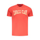 Cavalli Class Red Cotton Men T-Shirt