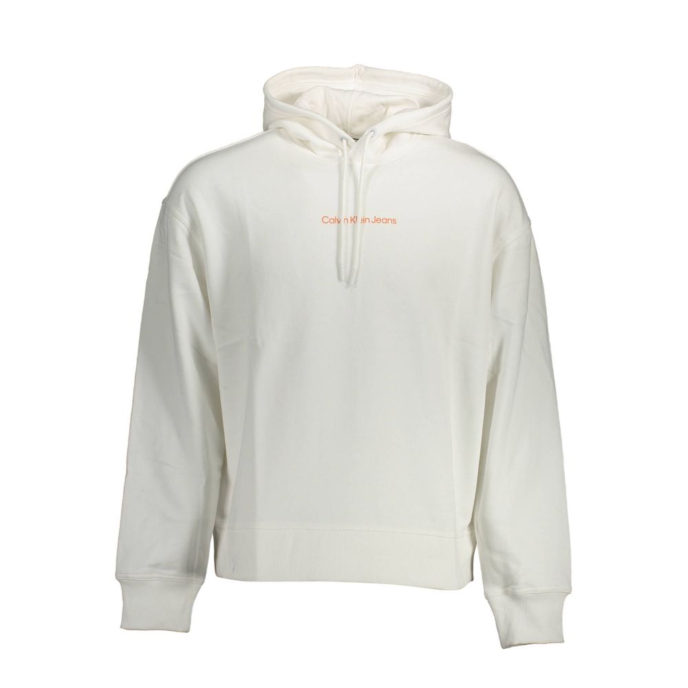 Calvin Klein White Cotton Men Sweater Mens Sweater