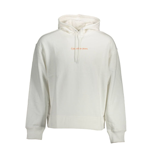 Calvin Klein White Cotton Men Sweater Mens Sweater