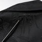 Dolce & Gabbana Black Brocade Cotton Full Zip Biker Jacket