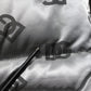 Dolce & Gabbana Silver Logo Full Zip Hooded Quilted Jacket