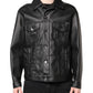 Dolce & Gabbana Black Polyester Button Down Biker Jacket