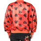 Dolce & Gabbana Orange DG Heart Full Zip Men Bomber Jacket