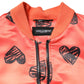 Dolce & Gabbana Orange DG Heart Full Zip Men Bomber Jacket