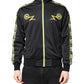 Dolce & Gabbana Black Logo Turtleneck Zip Bomber Jacket