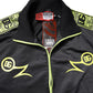 Dolce & Gabbana Black Logo Turtleneck Zip Bomber Jacket