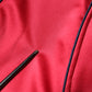 Dolce & Gabbana Red Floral Patch Full Zip Men Bomber Jacket