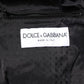 Dolce & Gabbana Black Lambskin Leather Full Zip Biker Jacket
