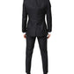 Dolce & Gabbana Black MARTINI Wool Formal 3 Piece Suit
