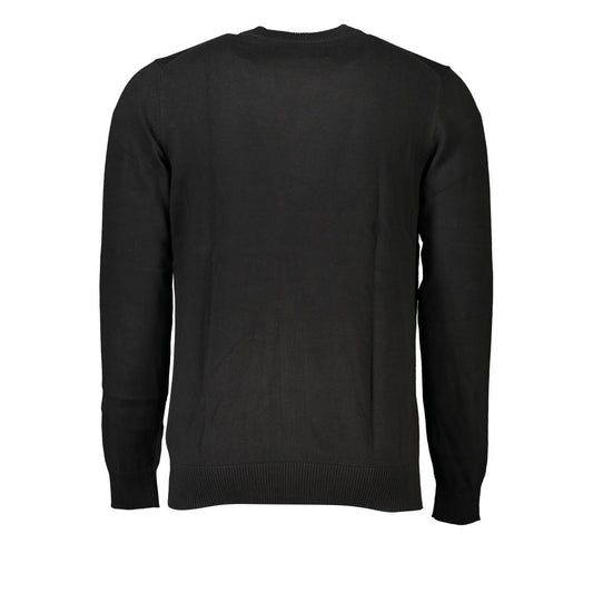Calvin Klein Sleek Long Sleeve Crew Neck Sweater with Logo Mens Sweater