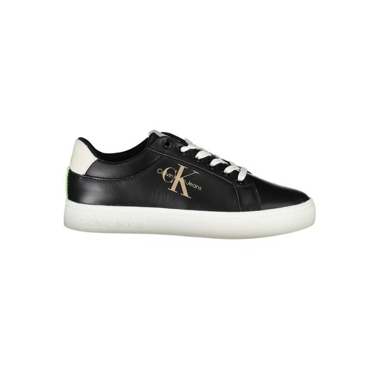 Calvin Klein Black Polyester Sneaker