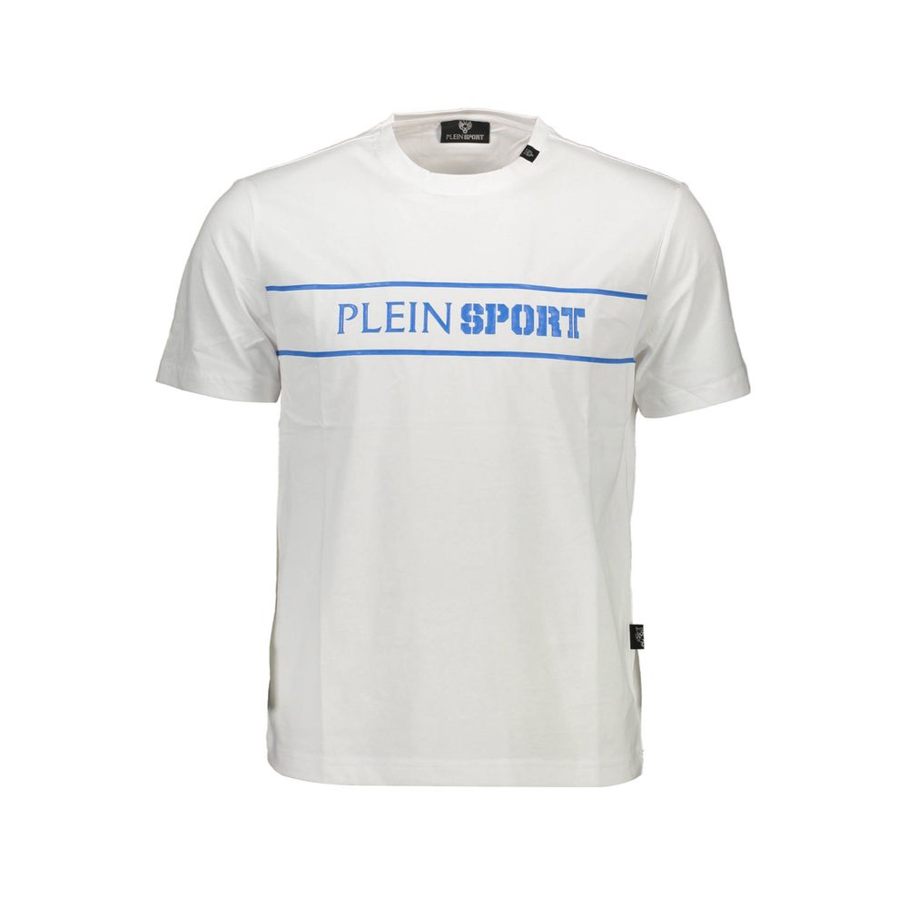 Plein Sport White Cotton Men T-Shirt Mens T-Shirt