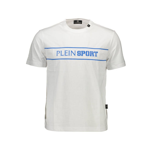 Plein Sport White Cotton Men T-Shirt Mens T-Shirt