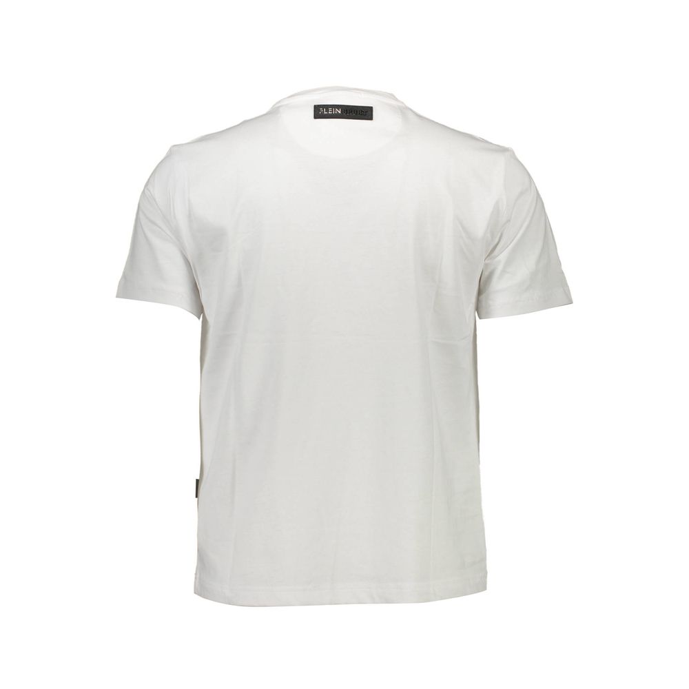 Plein Sport White Cotton Men T-Shirt Mens T-Shirt