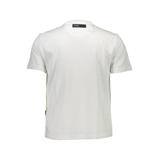 Plein Sport White Cotton Men T-Shirt Mens T-Shirt