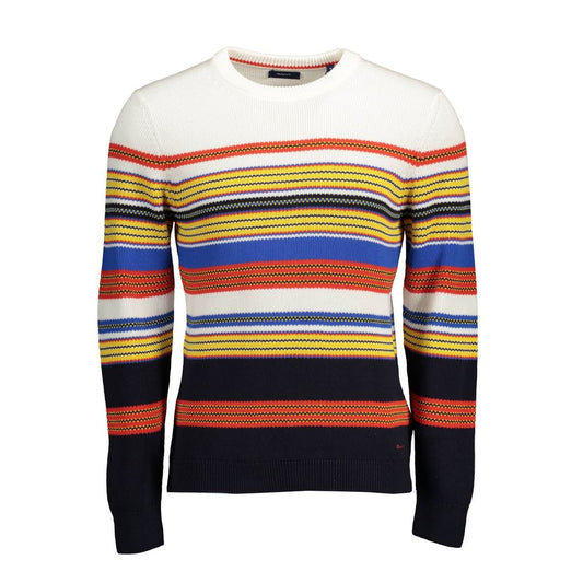 Gant Blue Cotton Men Sweater Mens Sweater