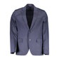 Gant Blue Cotton Men Jacket Mens Blazer