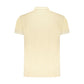 Cavalli Class Beige Cotton Men Polo Shirt