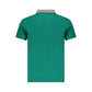 Cavalli Class Green Cotton Men Polo Shirt