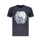 Cavalli Class Blue Cotton Men T-Shirt