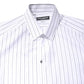Dolce & Gabbana White Stripes Cotton GOLD Formal Dress Shirt