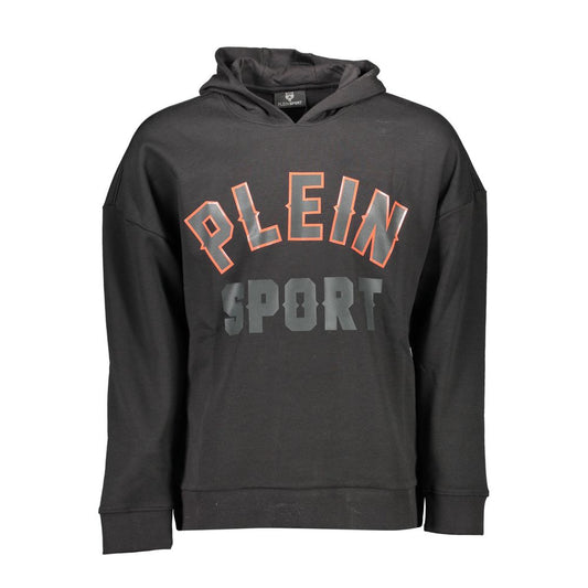 Plein Sport Black Cotton Men Sweater Mens Sweater