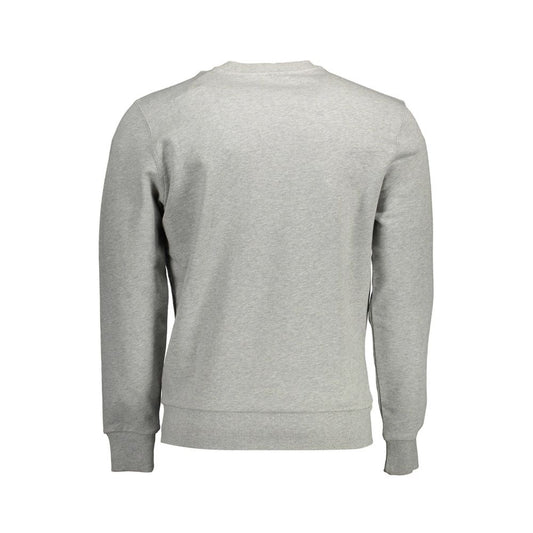 North Sails Gray Cotton Men Sweater Mens Sweater