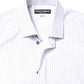 Dolce & Gabbana White Striped Cotton MARTINI Men Dress Shirt