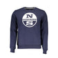 North Sails Blue Cotton Men Sweater Mens Sweater