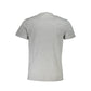Cavalli Class Gray Cotton Men T-Shirt