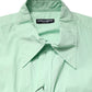Dolce & Gabbana Green Cotton Short Sleeves Men Casual Shirt