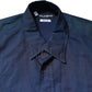 Dolce & Gabbana Blue Cotton GOLD Long Sleeves Casual Shirt