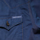 Dolce & Gabbana Blue Cotton GOLD Long Sleeves Casual Shirt