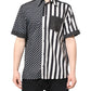 Dolce & Gabbana Black White Stripe Button Down Casual Shirt