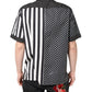 Dolce & Gabbana Black White Stripe Button Down Casual Shirt