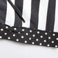 Dolce & Gabbana Black White Stripe Button Down Casual Shirt