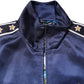 Dolce & Gabbana Blue Nylon Logo Patch Men Bomber Sweater