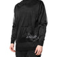 Dolce & Gabbana Black Logo Knitted Crewneck Pullover Sweater