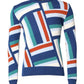 Dolce & Gabbana Multicolor Cashmere Knit Pullover Sweater