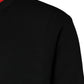 Dolce & Gabbana Black Nylon DGLogo Knit Men Pullover Sweater
