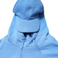 Dolce & Gabbana Blue Cotton Hooded Men Sportswear Vest Sweater