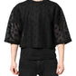 Dolce & Gabbana Black See Through Logo Short Sleeves T-shirt