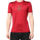 Dolce & Gabbana Red Silk DG Crown Logo Short Sleeve T-shirt