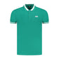 Cavalli Class Green Cotton Men Polo Shirt